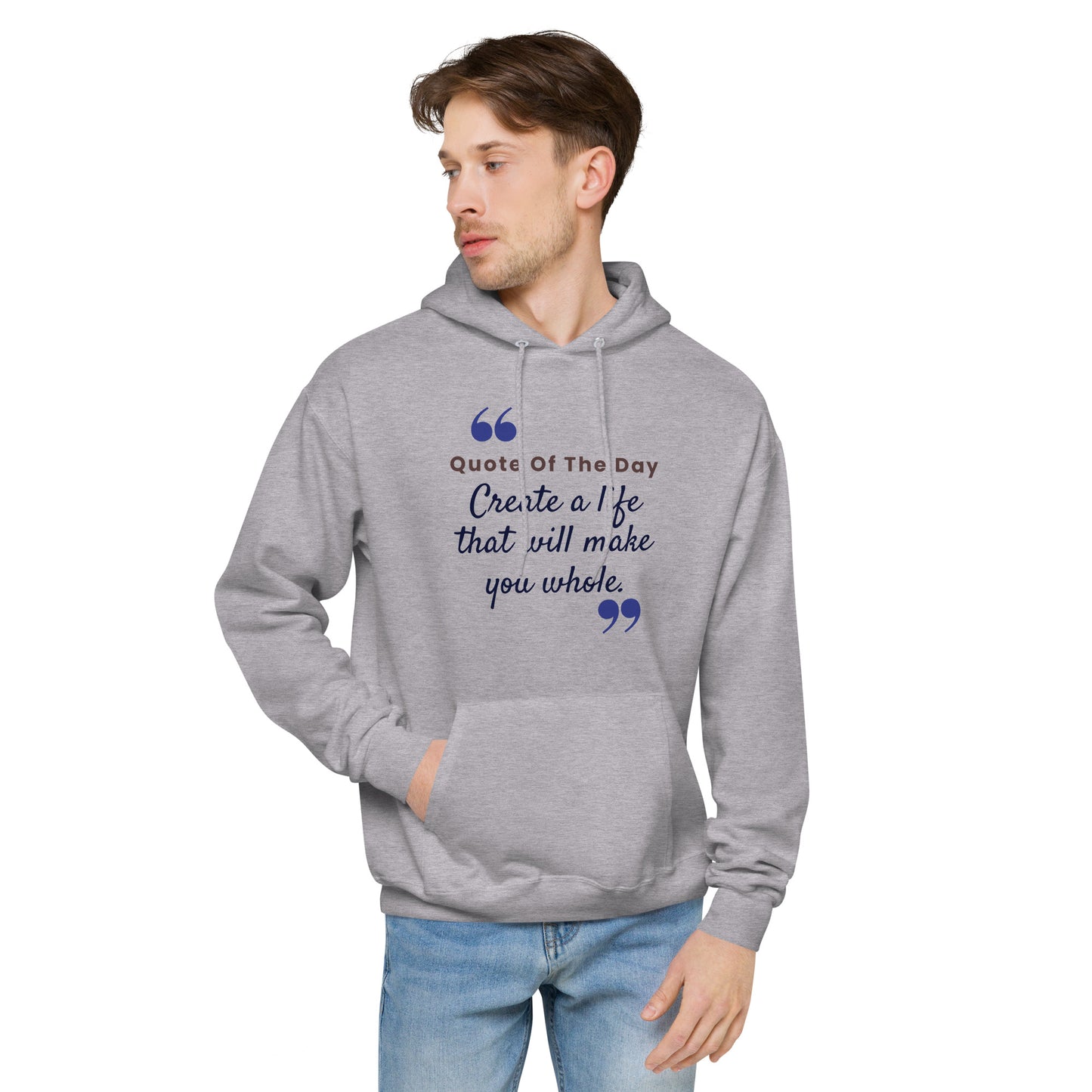 Unisex fleece hoodie